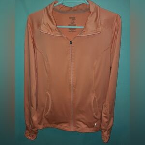 Danskin Peach Zip-Up Active Jacket
